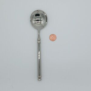 *Clearance* 4 Pack of Stainless-Steel Round Soup Spoons